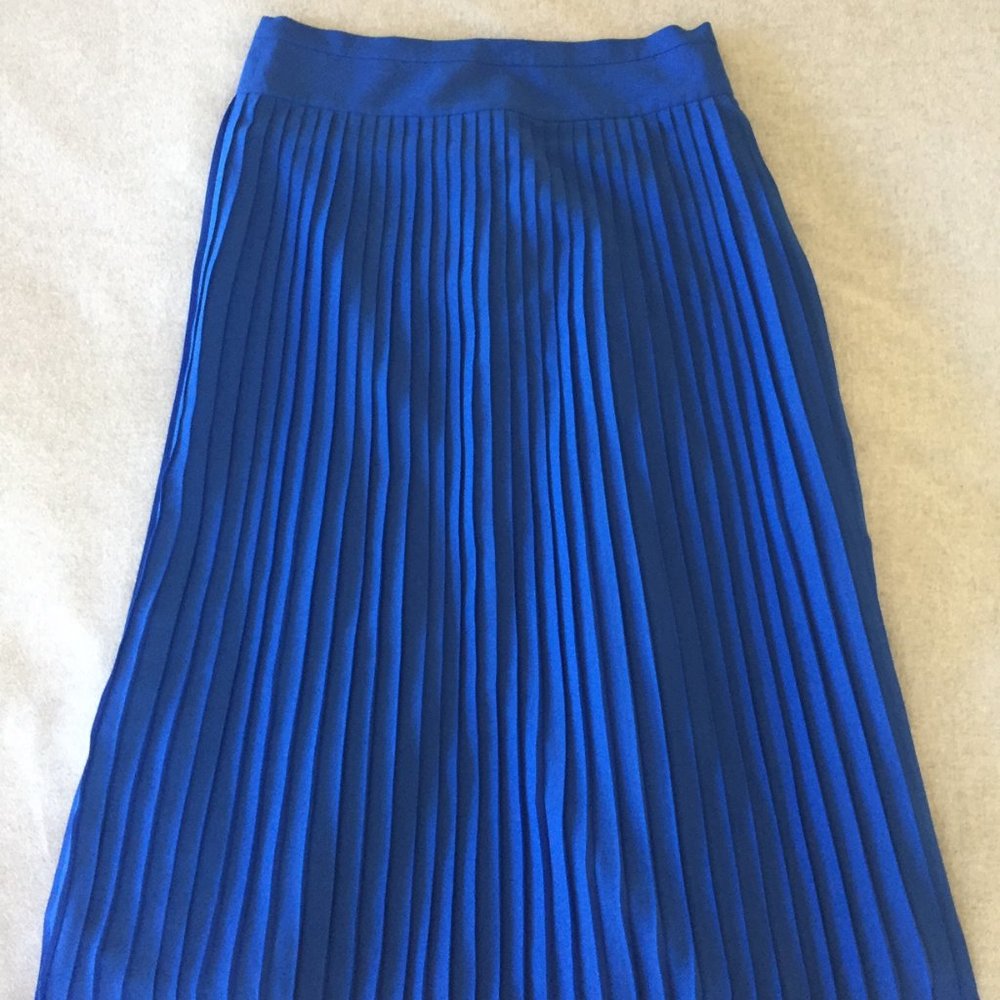 J. Crew Accordion Midi Skirt